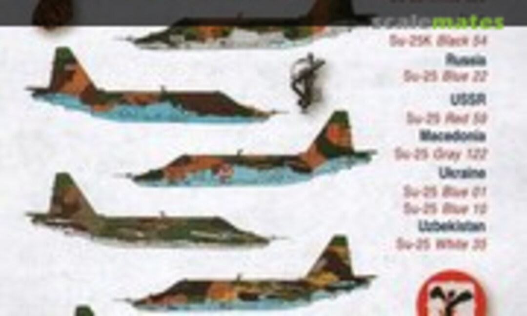 1:48 Globale Su-25 Frogfoot Part 2 (Linden Hill Decals LHD48025) LHD48025