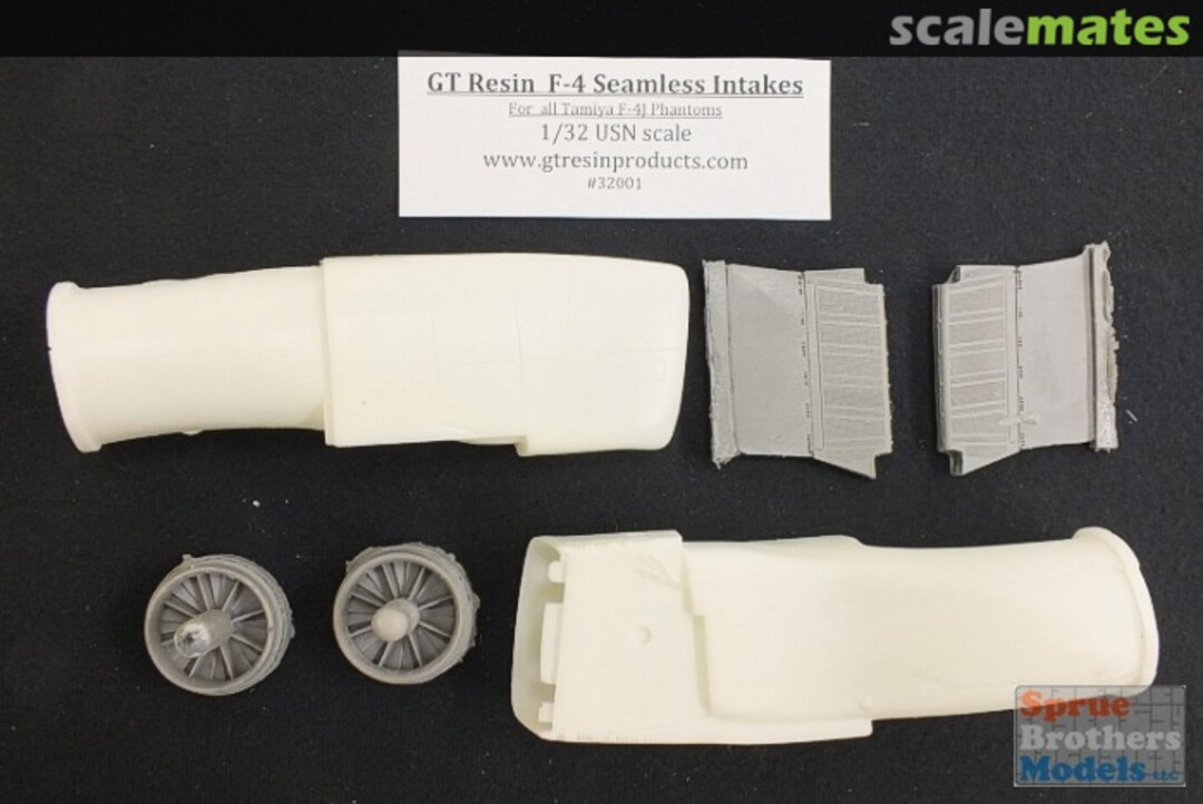 Boxart F-4 USAF Resin Intake set for Tamiya Kits 32001 GT Resin Boxart F-4 USAF Resin Intake set for Tamiya Kits 32001 GT Resin