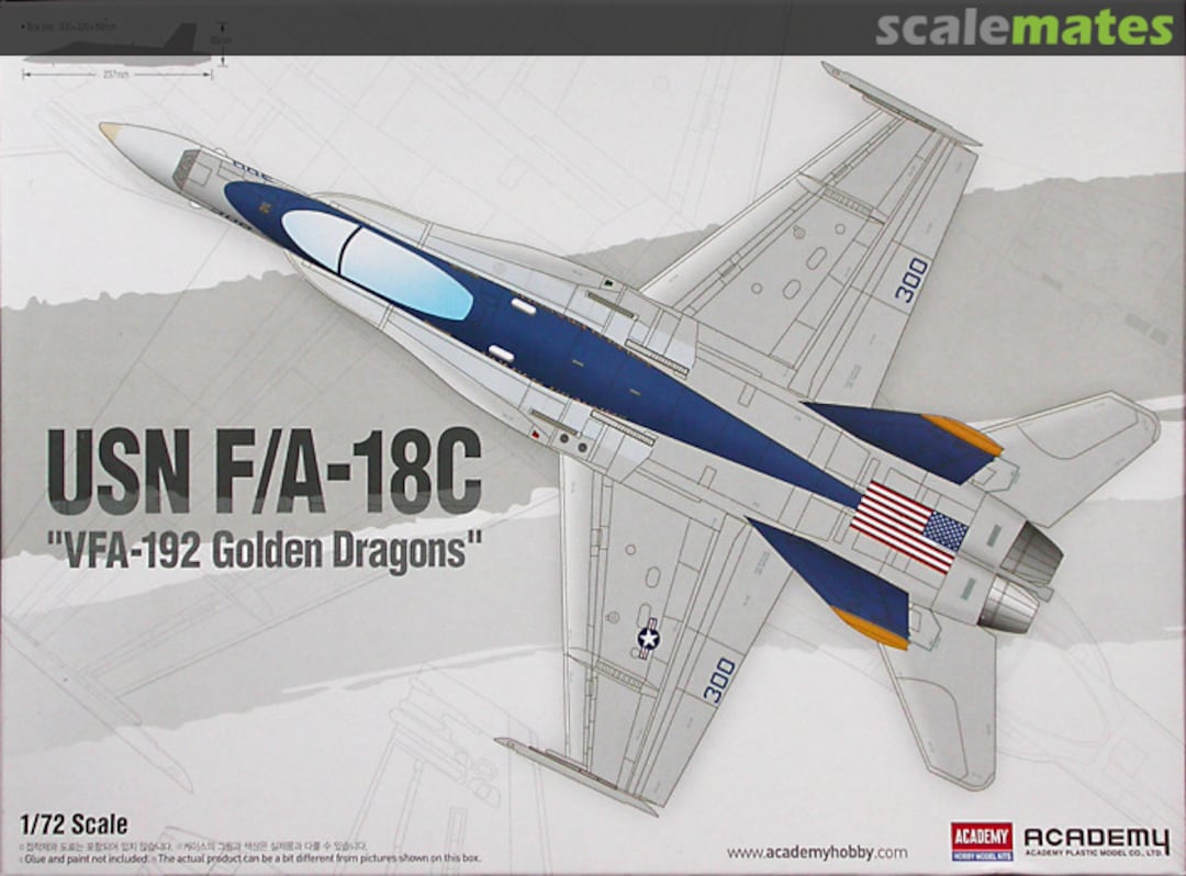 Boxart USN F/A-18C "VFA-192 Golden Dragons" 12564 Academy Boxart USN F/A-18C "VFA-192 Golden Dragons" 12564 Academy