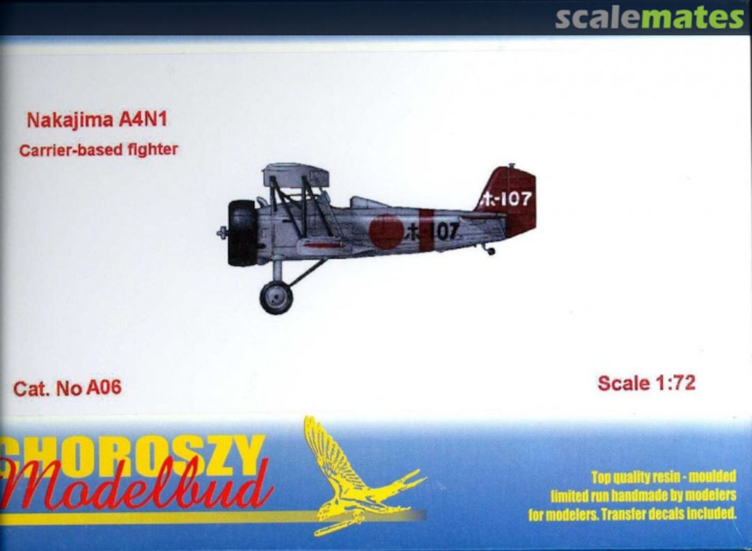 Boxart Nakajima A4N1 A06 Choroszy Modelbud Boxart Nakajima A4N1 A06 Choroszy Modelbud