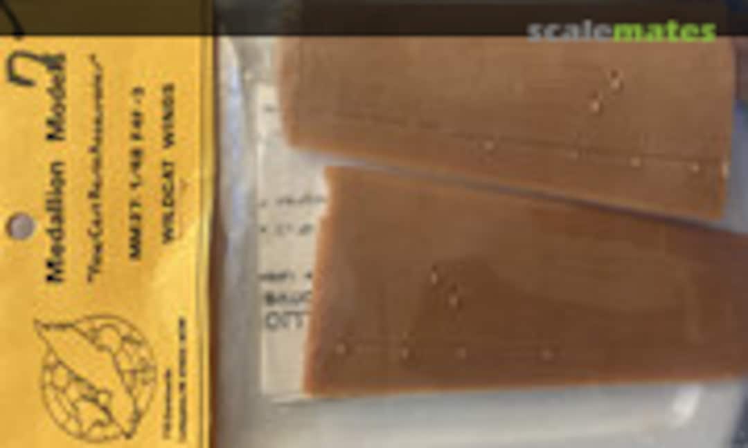 1:48 Grumman F4F-3 one-piece wings (Medallion Models MM27) MM27