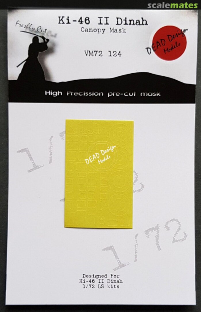 Boxart Mitsubishi Ki-46-II Dinah Mask VM72124 DEAD Design Models Boxart Mitsubishi Ki-46-II Dinah Mask VM72124 DEAD Design Models