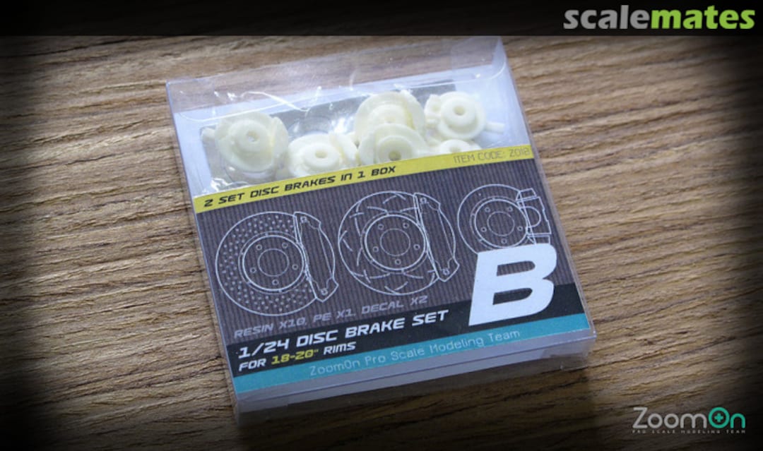 Boxart Disc brake set B for 18-21'' rims Z018 ZoomOn Boxart Disc brake set B for 18-21'' rims Z018 ZoomOn