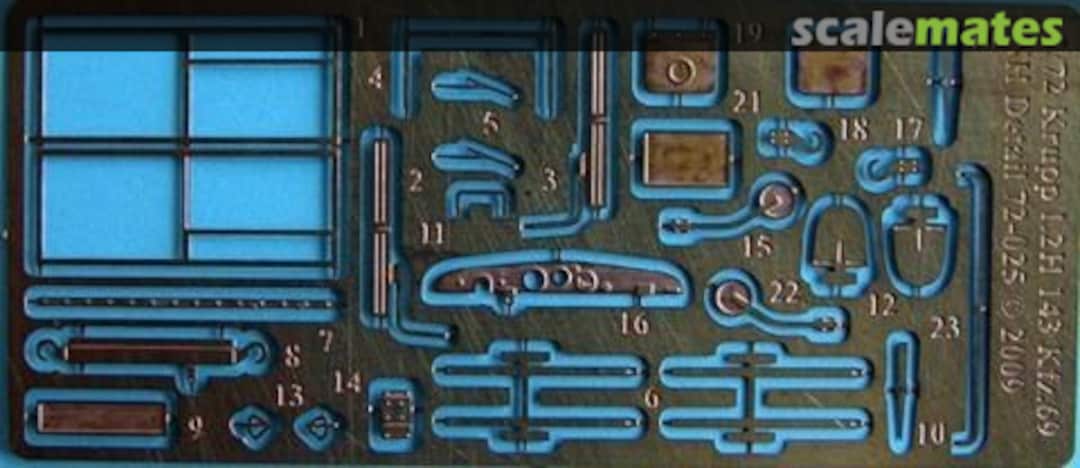 Boxart Krupp L2H 143 Kfz.69 Detail Set 72-025 NH Detail