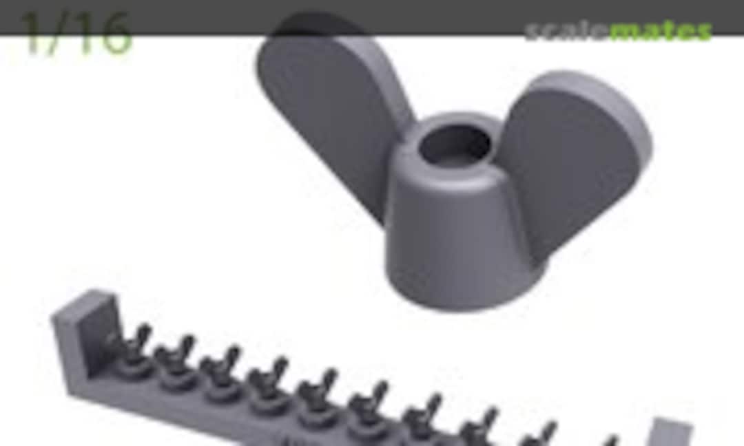 1:16 Butterfly Nuts Set for WWII German Panzer (T-Rex Studio TR16016) TR16016