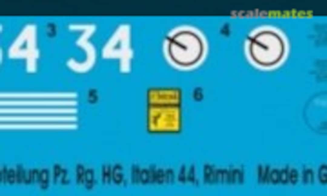 1:16 Stug III Ausf G 40 Sturmabteilung 42, III Abteilung Pz.Reg. HG, Italien 44, Rimini (Peddinghaus-Decals EP 2673) EP 2673