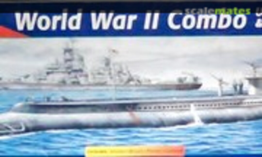1:535 WW II Combo USS Missouri &amp; USS Lionfish (1:180) (Revell Monogram 85-6659)