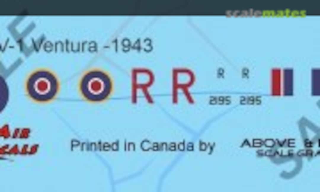 1:48 Lockheed PV-1 Ventura - 1943 (Above & Below Graphics 097) 097