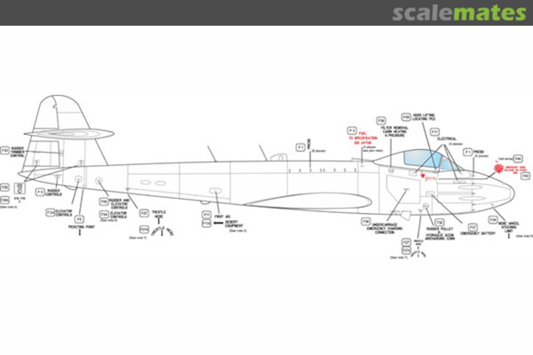 Boxart Gloster Meteor Mk.8 RRD7260 Red Roo Models Boxart Gloster Meteor Mk.8 RRD7260 Red Roo Models