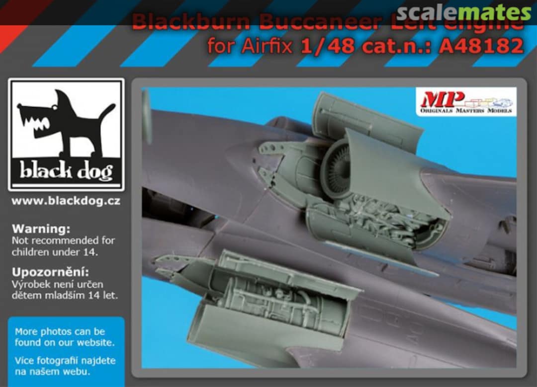 Boxart Blackburn Buccaneer - Left Engine A48182 Black Dog Boxart Blackburn Buccaneer - Left Engine A48182 Black Dog