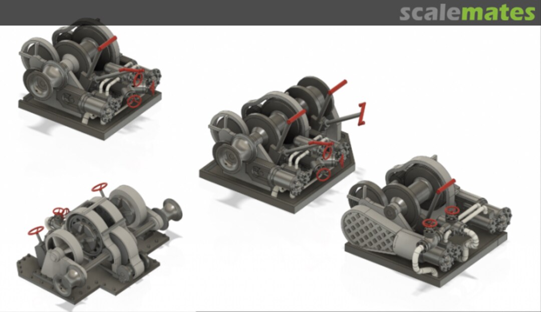 Boxart Set for Fleet Replenishment Tankers (PRE) x 27 winches + 1 windlass - 3D printing 3D700464 L'Arsenal Boxart Set for Fleet Replenishment Tankers (PRE) x 27 winches + 1 windlass - 3D printing 3D700464 L'Arsenal
