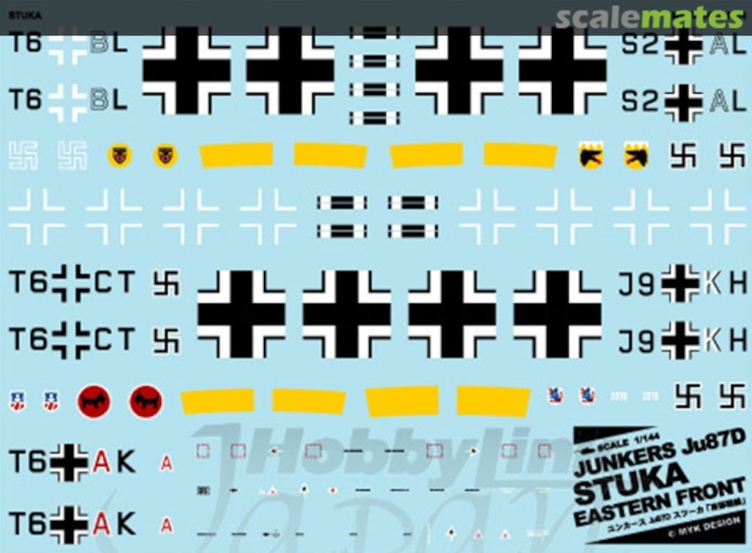 Boxart Junkers Ju78D Stuka Limited Edition Decals (Eastern Front) 06548 MYK Design Boxart Junkers Ju78D Stuka Limited Edition Decals (Eastern Front) 06548 MYK Design