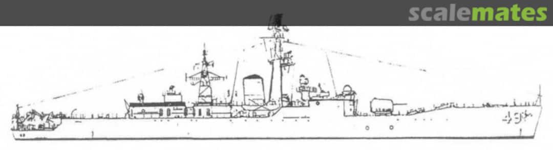 Boxart HMAS Derwent 49 (1969) 7207 APS Models Boxart HMAS Derwent 49 (1969) 7207 APS Models