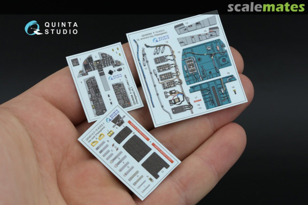 Contents F-15C Late/J Late interior 3D decals (serials 84-001 & up) QD48598 Quinta Studio Contents F-15C Late/J Late interior 3D decals (serials 84-001 & up) QD48598 Quinta Studio