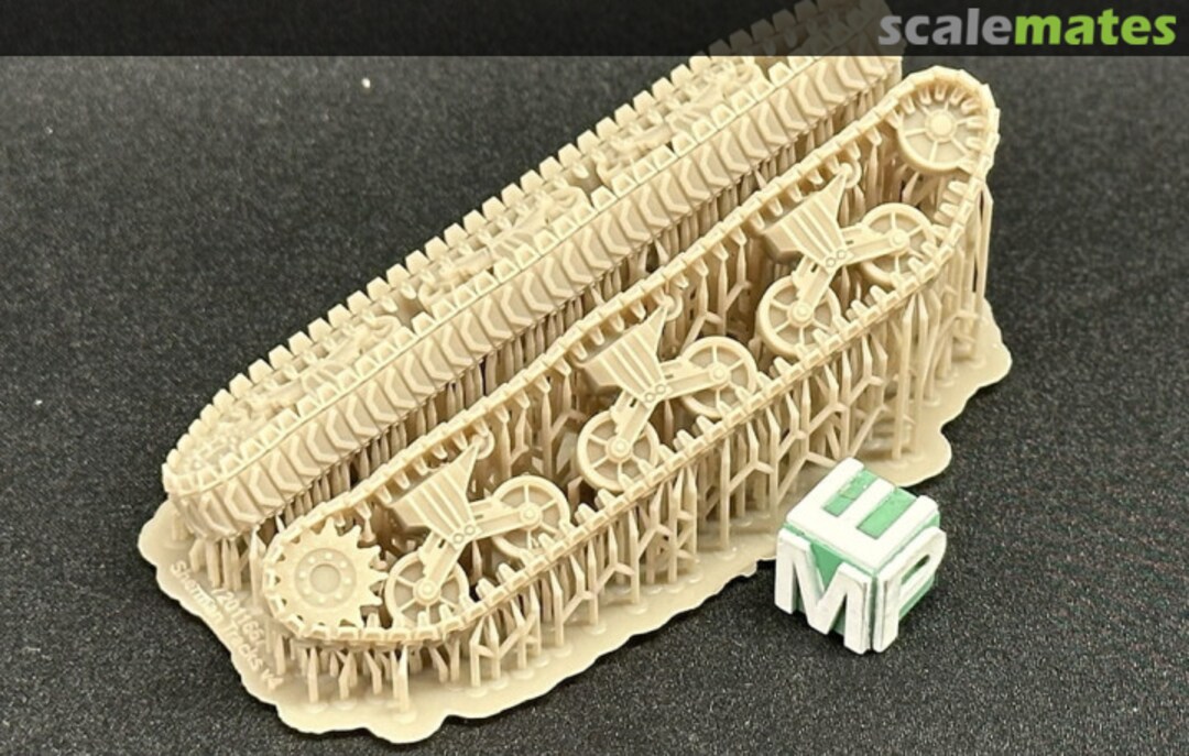 Boxart Tracks and Chassis for Sherman Tank and Derivative - Version 4 (3D-Printed) 72011667 EMP3d