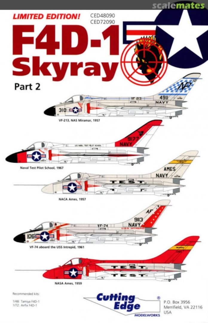 Boxart F4D-1 Skyrays CED48090 Cutting Edge Modelworks Boxart F4D-1 Skyrays CED48090 Cutting Edge Modelworks