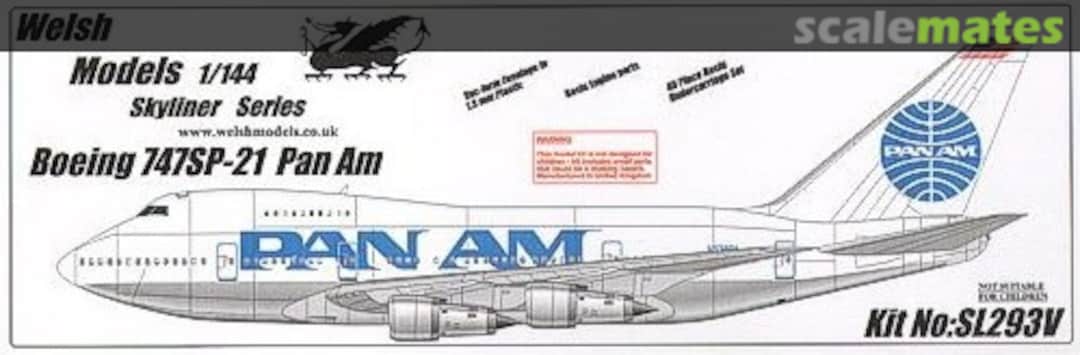 Boxart Boeing 747SP-21 SL293V Welsh Models Boxart Boeing 747SP-21 SL293V Welsh Models