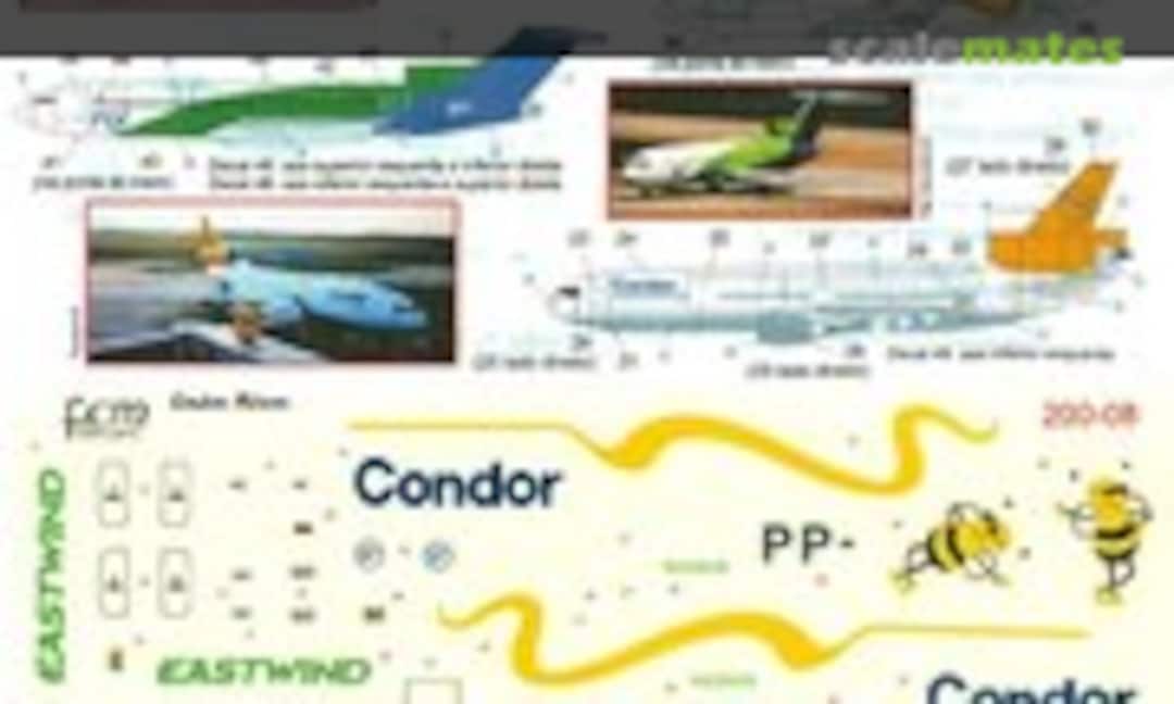 1:200 Lineas Aereas: 737-200: Eastwing & VARIG; 727-200 Fly; DC-10 Condor (FCM 200-08) 200-08