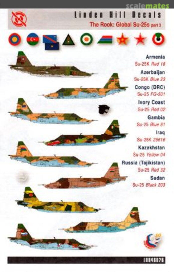 Boxart The Rook - Global Su-25s LHD48026 Linden Hill Decals Boxart The Rook - Global Su-25s LHD48026 Linden Hill Decals
