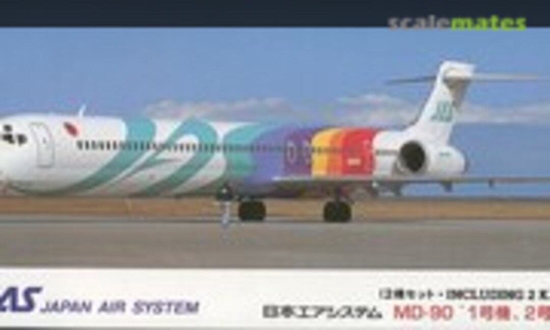 1:200 MD-90: JAS &quot;1st &amp; 2nd Aircraft&quot; (Hasegawa 10215)