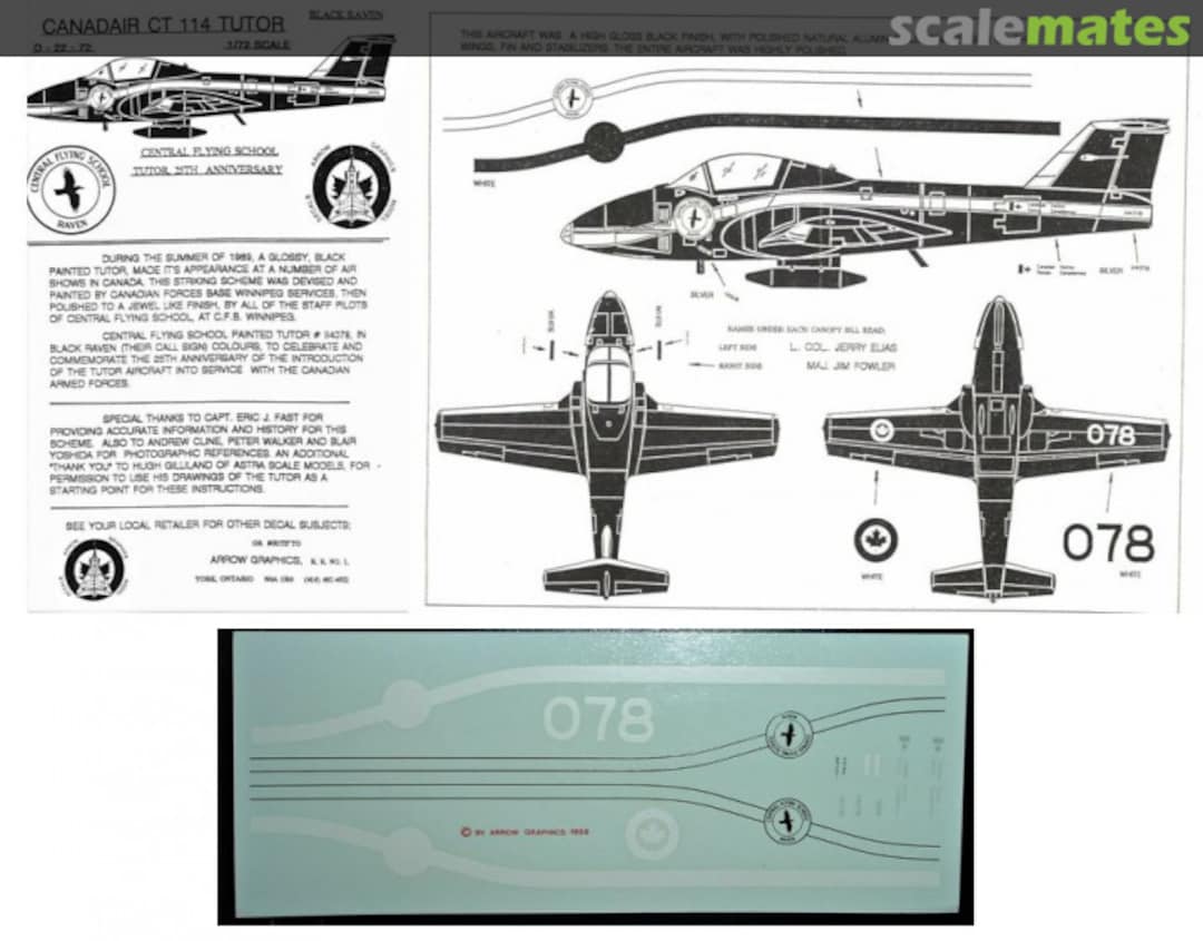 Boxart Canadair CT-114 Tutor D-22-72 Arrow Graphics Boxart Canadair CT-114 Tutor D-22-72 Arrow Graphics