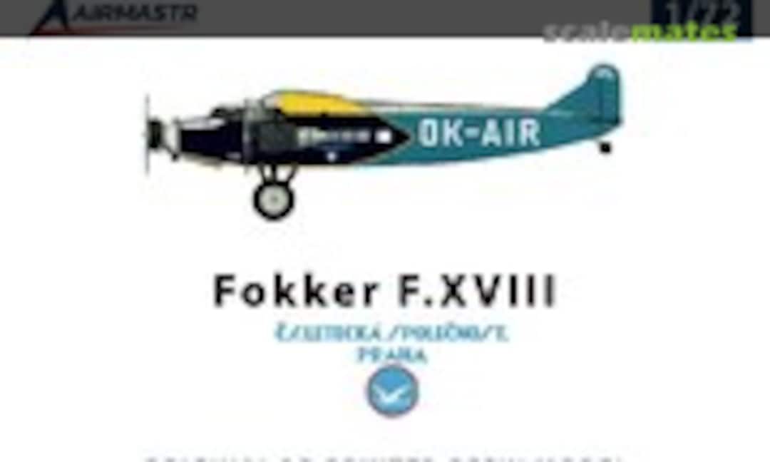 1:48 Fokker F.XVIII (Airmastr (Malý-Strmiska) 48005) 48005
