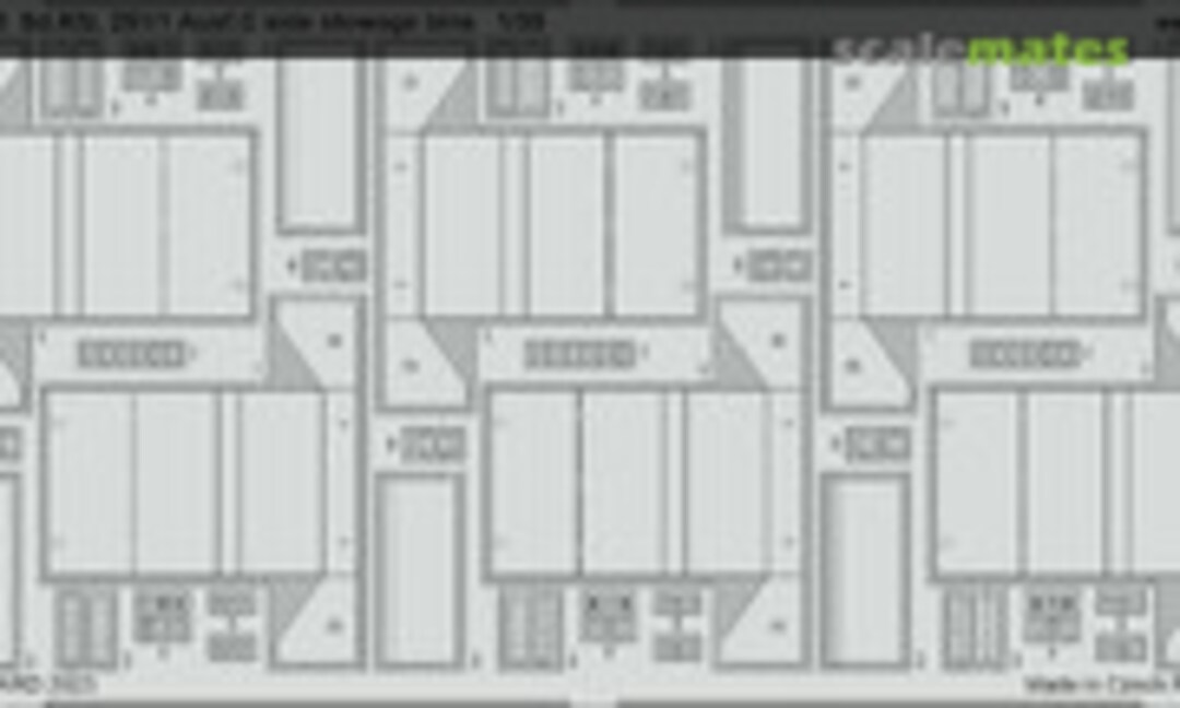 1:35 Sd.Kfz. 251/1 Ausf.C side stowage bins (Eduard 36500) 36500