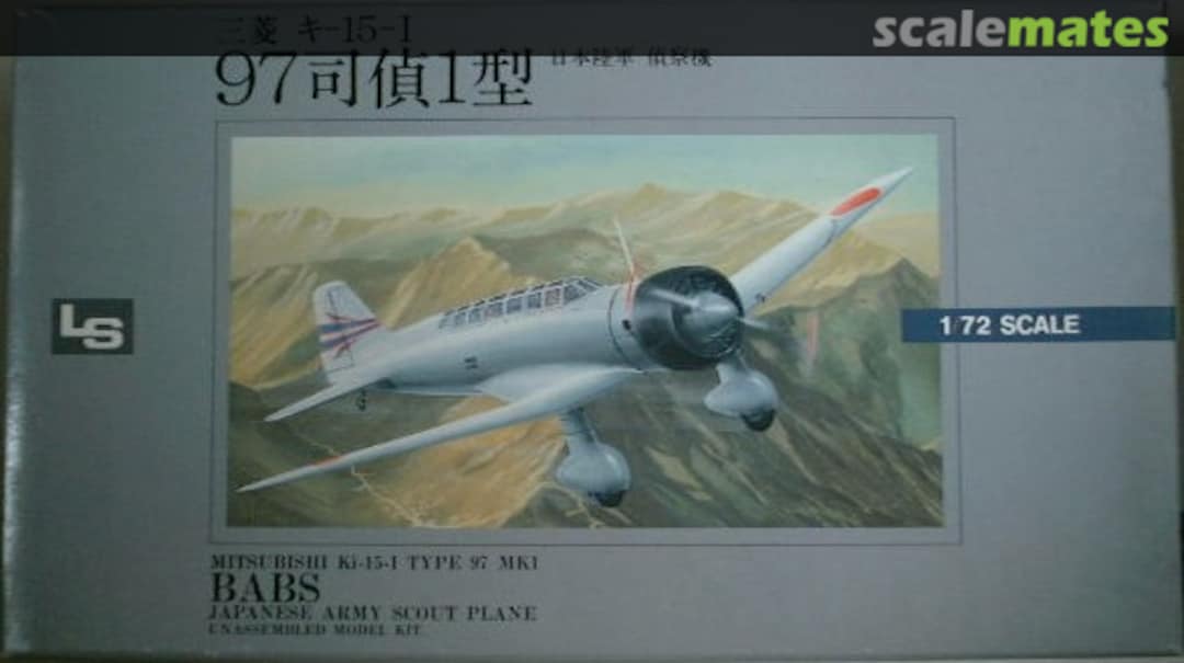Boxart Mitsubishi Ki-15-I Type 97 Mk1 Babs 01011 LS Boxart Mitsubishi Ki-15-I Type 97 Mk1 Babs 01011 LS