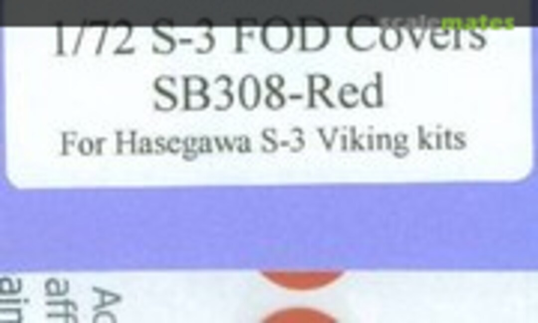 1:72 Red S-3 Viking FOD Covers (Steel Beach 73008) 73008