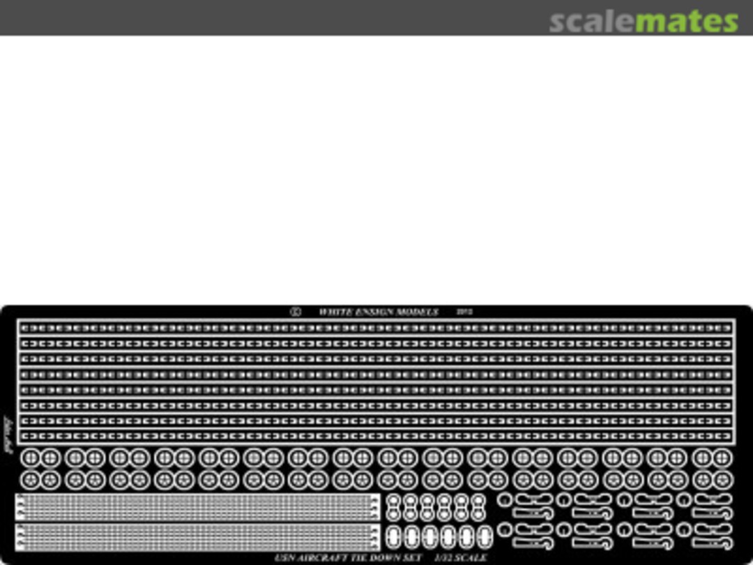 Boxart Carrier Deck Tie-Downs PE 3201 White Ensign Models