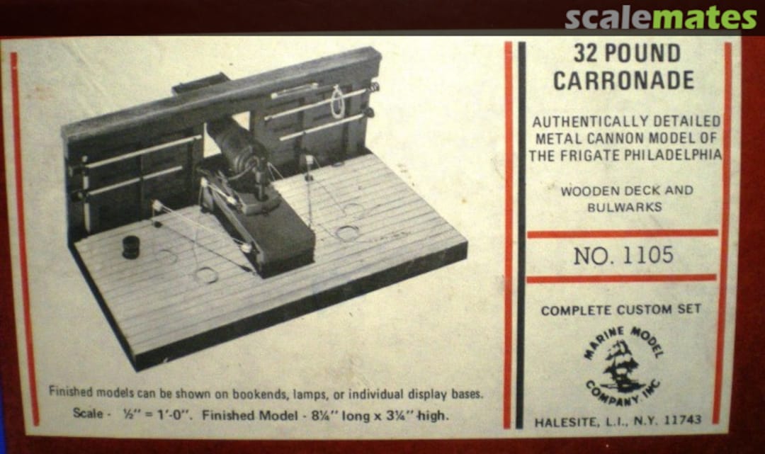 Boxart 32 Pound Carronade 1105 Marine Model Company Boxart 32 Pound Carronade 1105 Marine Model Company