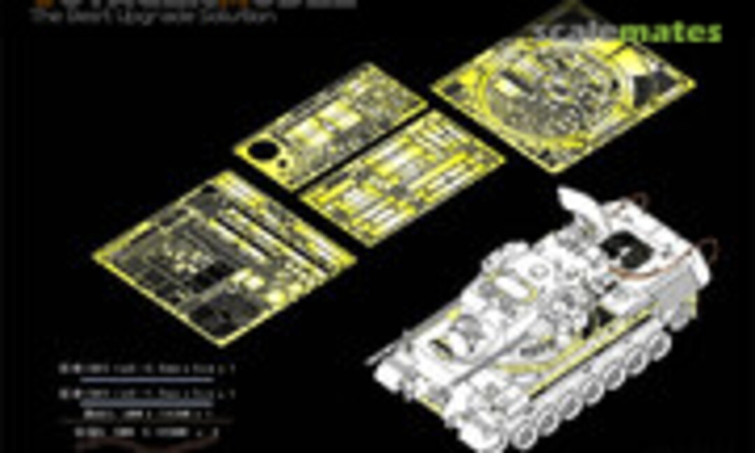 1:35 Modern German Gepard A1 SPAAG Basic Parts (Voyager Model PE35840) PE35840