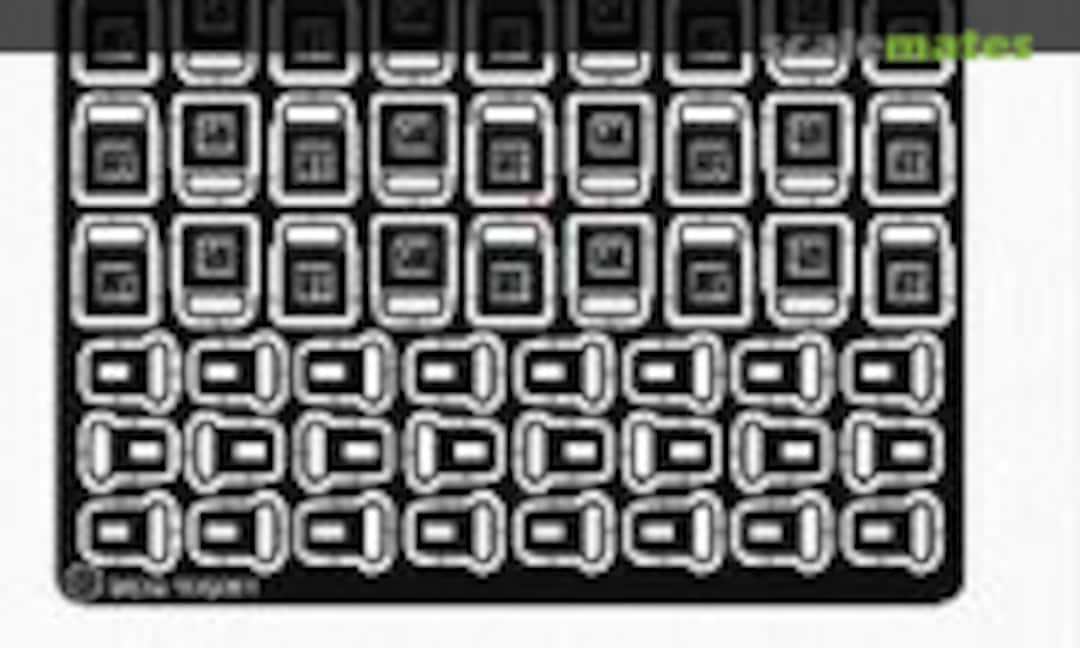 1:24 GM Seatbelt Hardware (Photo Etched) (The Model Car Garage MCG-2215) MCG-2215