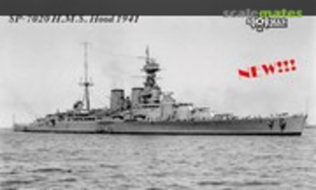 1:700 H.M.S. Hood 1941 (Snowman Model SP-7020)