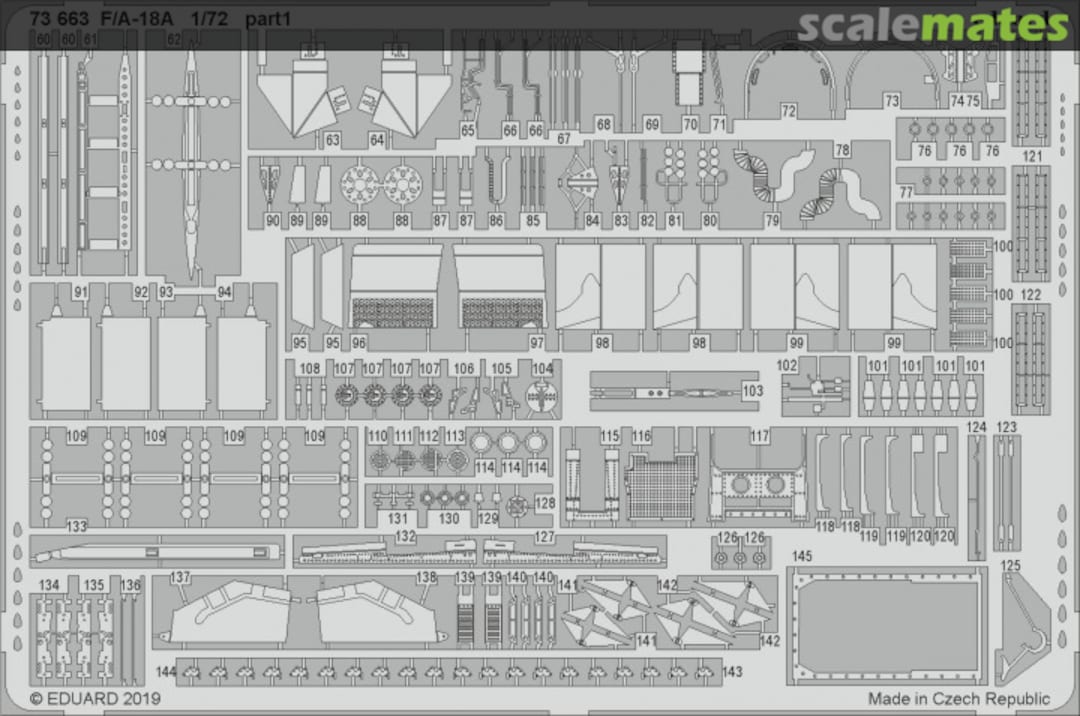 Boxart F/A-18A 73663 Eduard Boxart F/A-18A 73663 Eduard