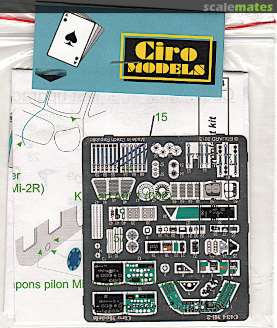 Boxart Mi-2 detail set C-434 Ciro Models Boxart Mi-2 detail set C-434 Ciro Models