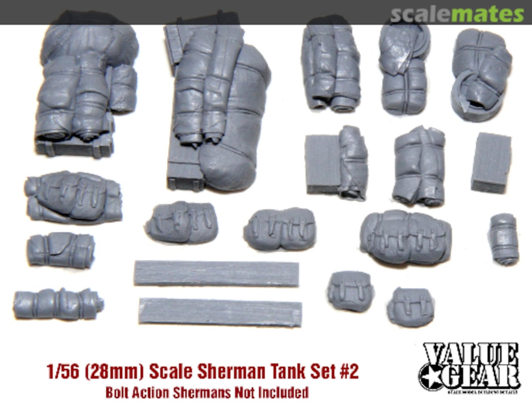 Boxart Sherman Tank Set #2 56SH2 Value Gear Boxart Sherman Tank Set #2 56SH2 Value Gear
