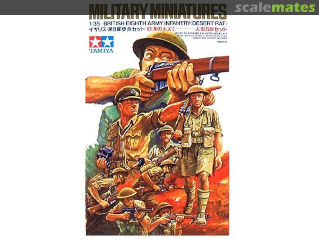 Boxart Eighth Army Infantry "Desert Rat" 35032 Tamiya