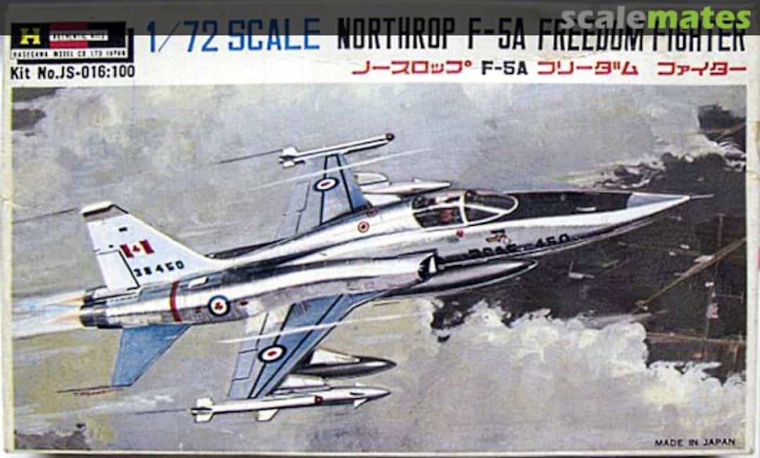 Boxart Northrop F-5A Freedom Fighter JS-016:100 Hasegawa Boxart Northrop F-5A Freedom Fighter JS-016:100 Hasegawa