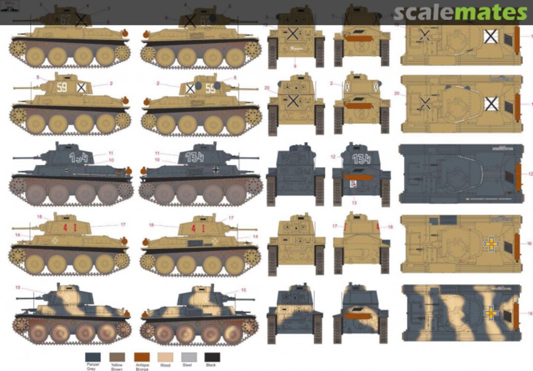 Contents Praga Pz.Kpfw. 38(t) - In foreign hands MNFDT72003 ROP o.s. Contents Praga Pz.Kpfw. 38(t) - In foreign hands MNFDT72003 ROP o.s.