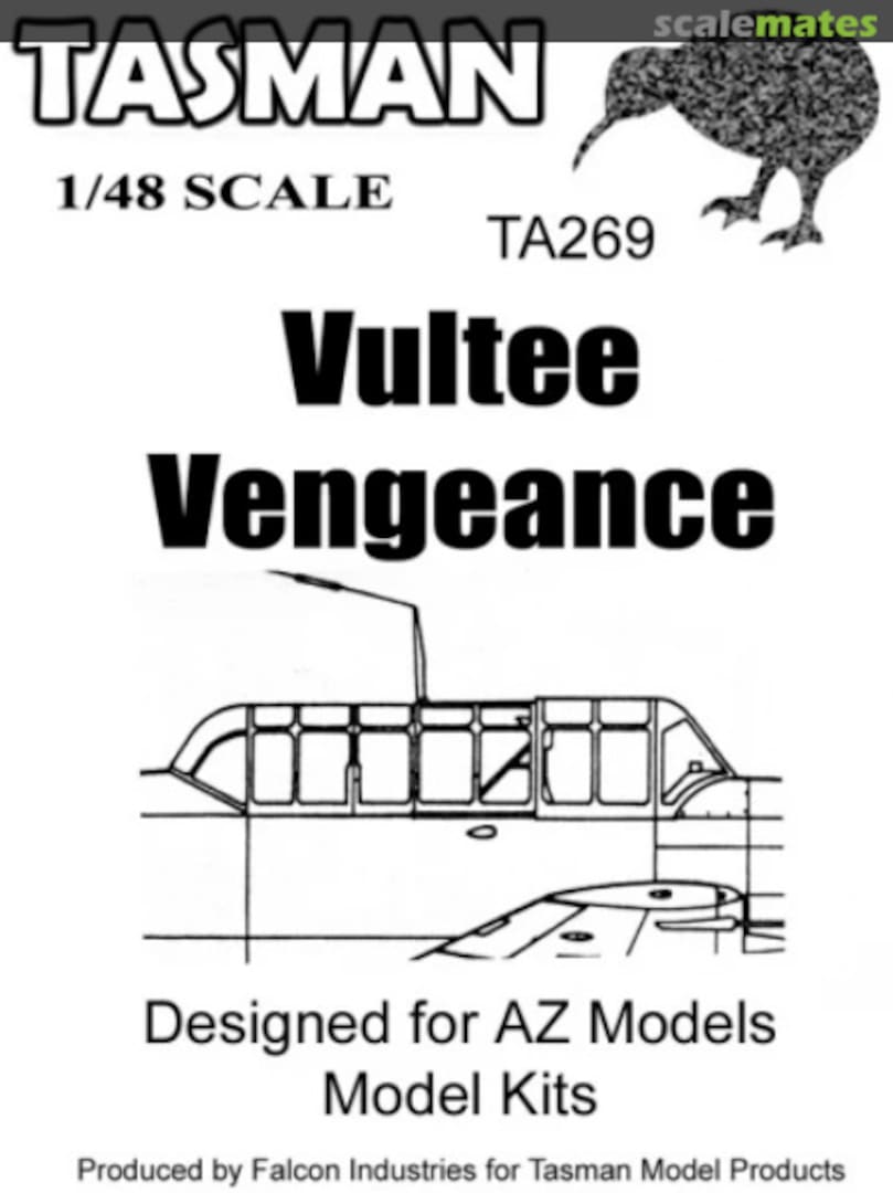 Boxart Vultee Vengeance TA269 Tasman Model Products Boxart Vultee Vengeance TA269 Tasman Model Products