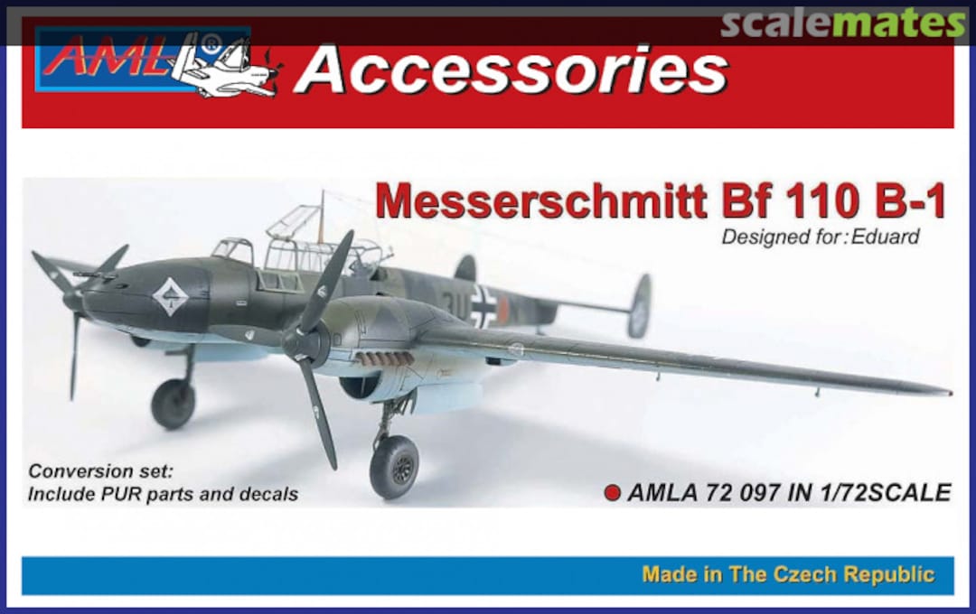 Boxart Messerschmitt Bf 110 B-1 AMLA 72 097 AML Boxart Messerschmitt Bf 110 B-1 AMLA 72 097 AML