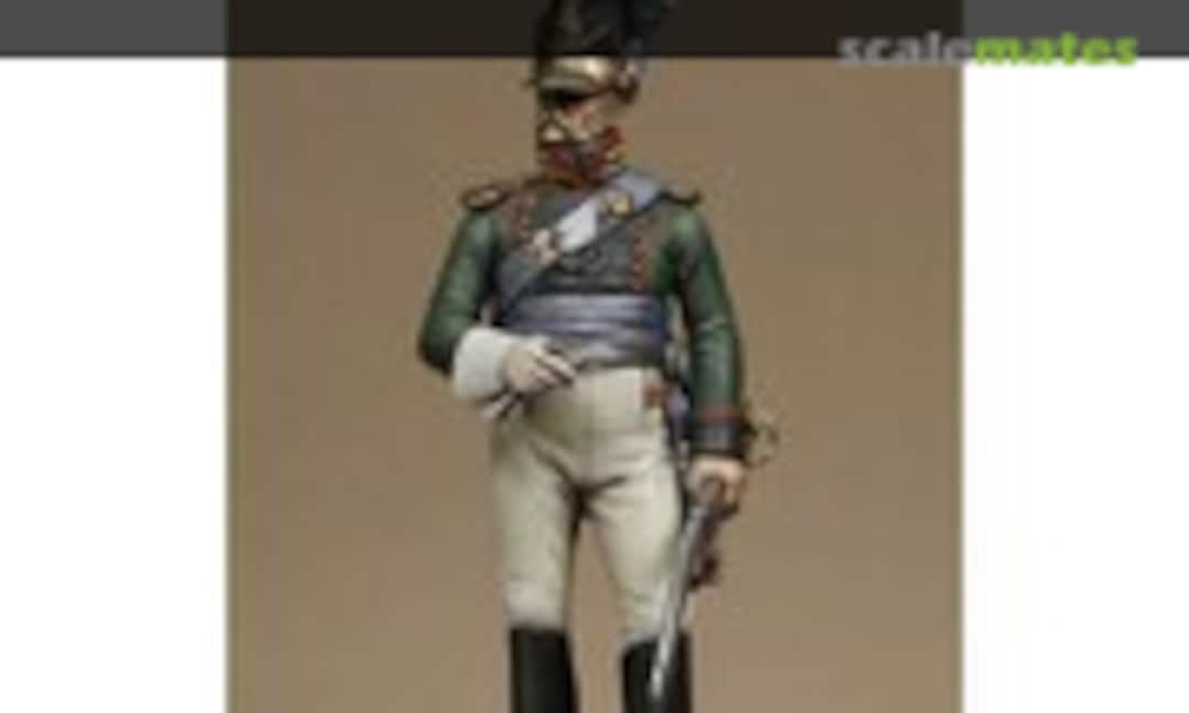 54mm Officier bavarois Chevau-Leger - 1809 (Metal Modeles MM185) MM185