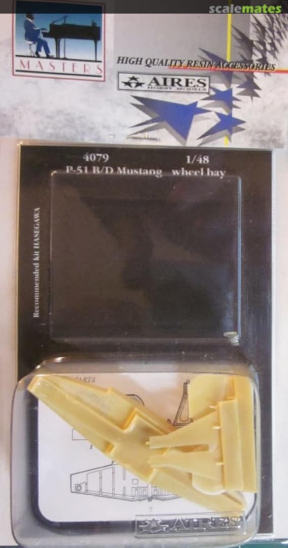 Boxart P-51 B/C Mustang Wheel Bay Set 4079 Aires Boxart P-51 B/C Mustang Wheel Bay Set 4079 Aires