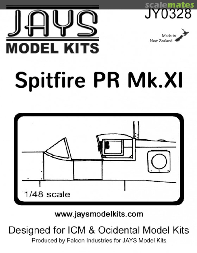 Boxart Spitfire PR Mk.XI Canopy JY0328 JAYS Model Kits Boxart Spitfire PR Mk.XI Canopy JY0328 JAYS Model Kits