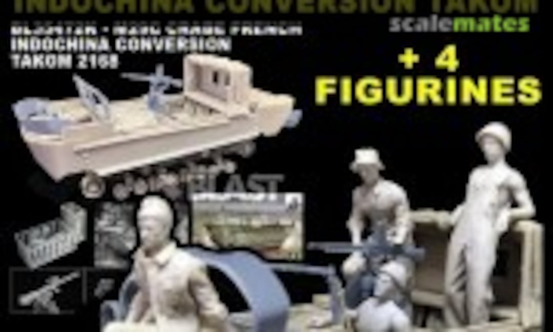 1:35 M29C Crabe French Indochina Conversion + 4 Figures (Blast Models COMBO1 BL35472K) COMBO1 BL35472K