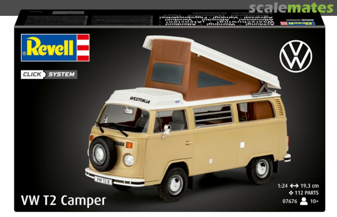 Boxart VW T2 Camper 07676 Revell