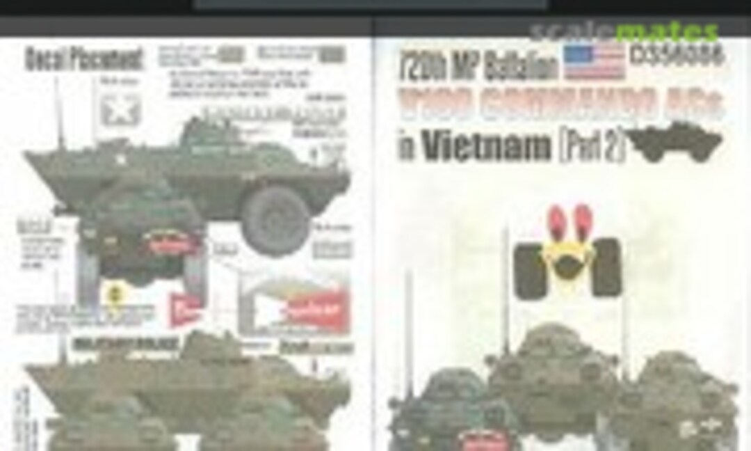1:35 720th MP Btn V100 Commando in Vietnam (pt1) (Echelon Fine Details D356086) D356086