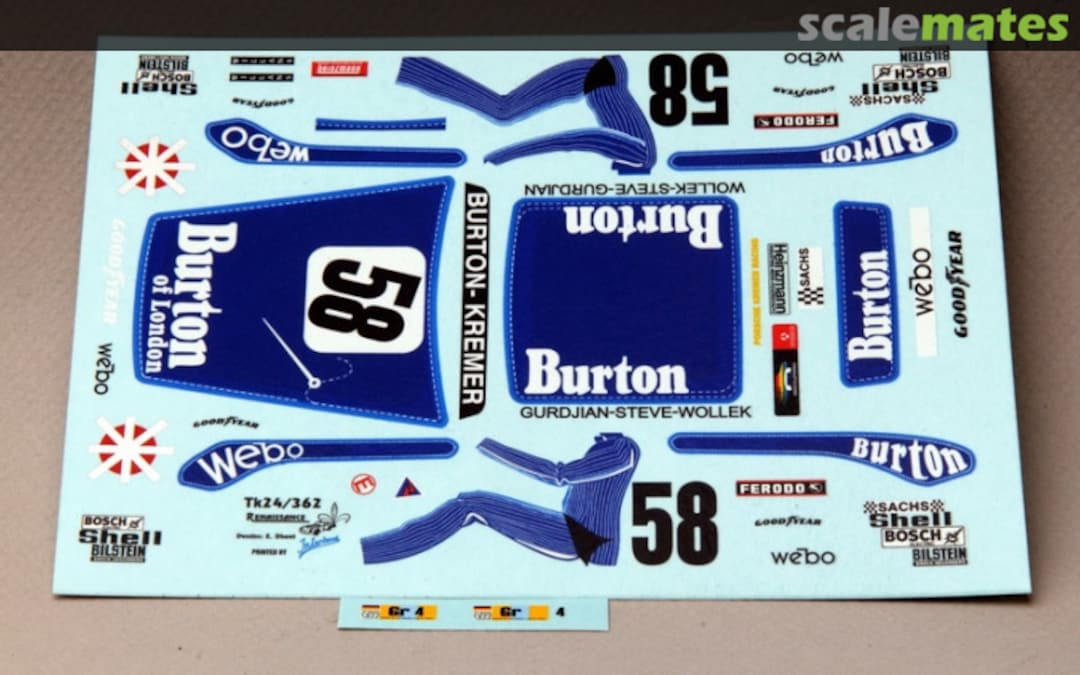 Boxart Porsche 911 Turbo RSR TK24/362 Renaissance Boxart Porsche 911 Turbo RSR TK24/362 Renaissance