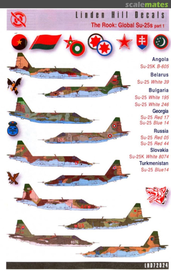 Boxart The Rook: Global Su-25s part 1 LHD72024 Linden Hill Decals Boxart The Rook: Global Su-25s part 1 LHD72024 Linden Hill Decals